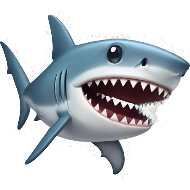 Shark with a skirt emoji