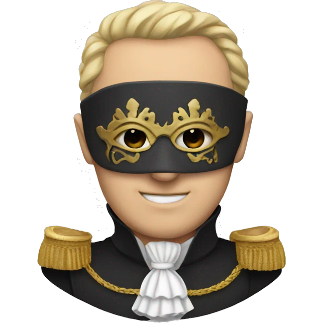 Baron with mask emoji