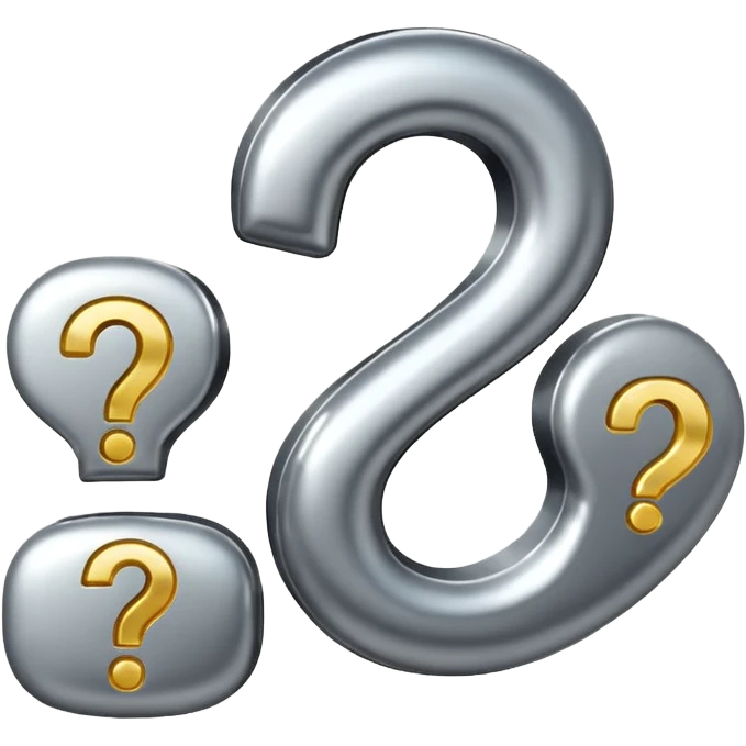 question marks emoji