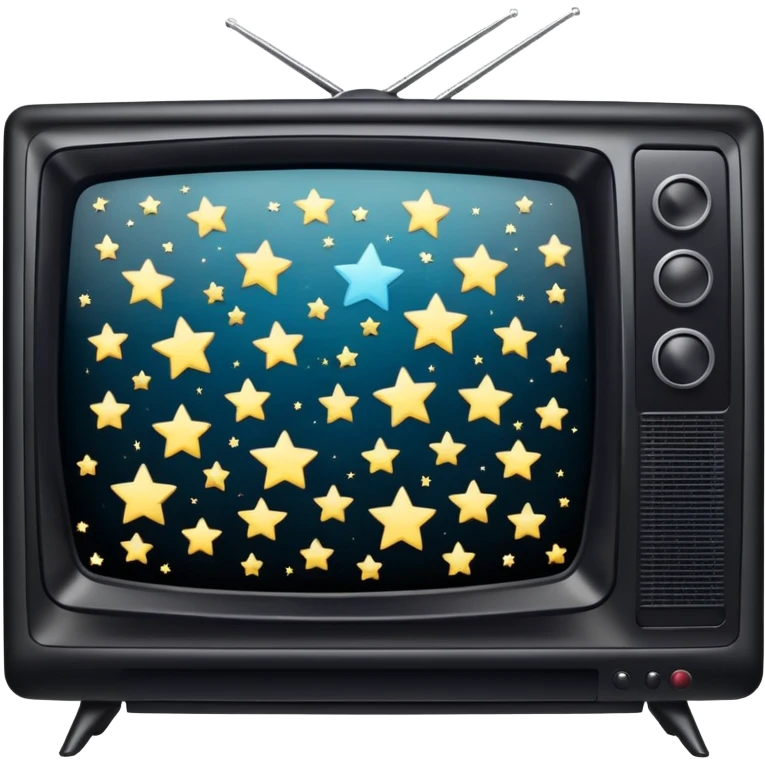 Tv with stars  emoji