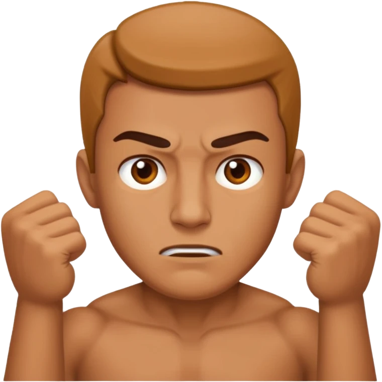 Guy squaring up  emoji