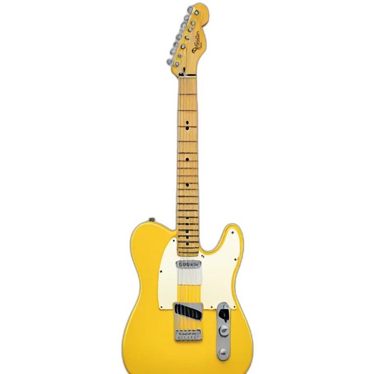 fender yellow telecaster emoji