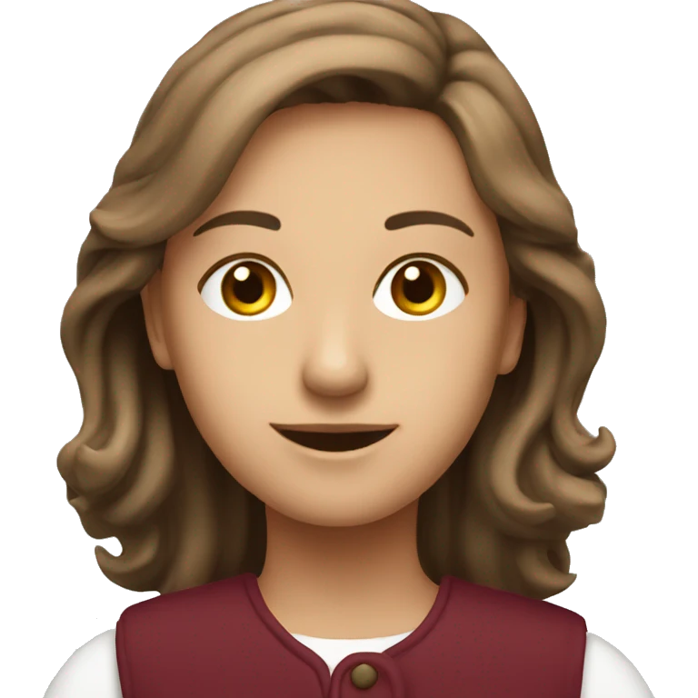 Burgundy textbook emoji
