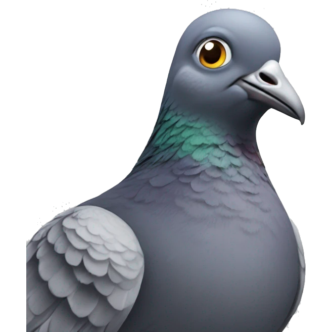 pigeon confused scratching head emoji