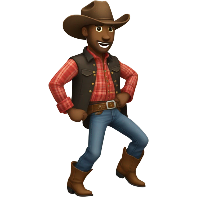 Cowboy dancing  emoji