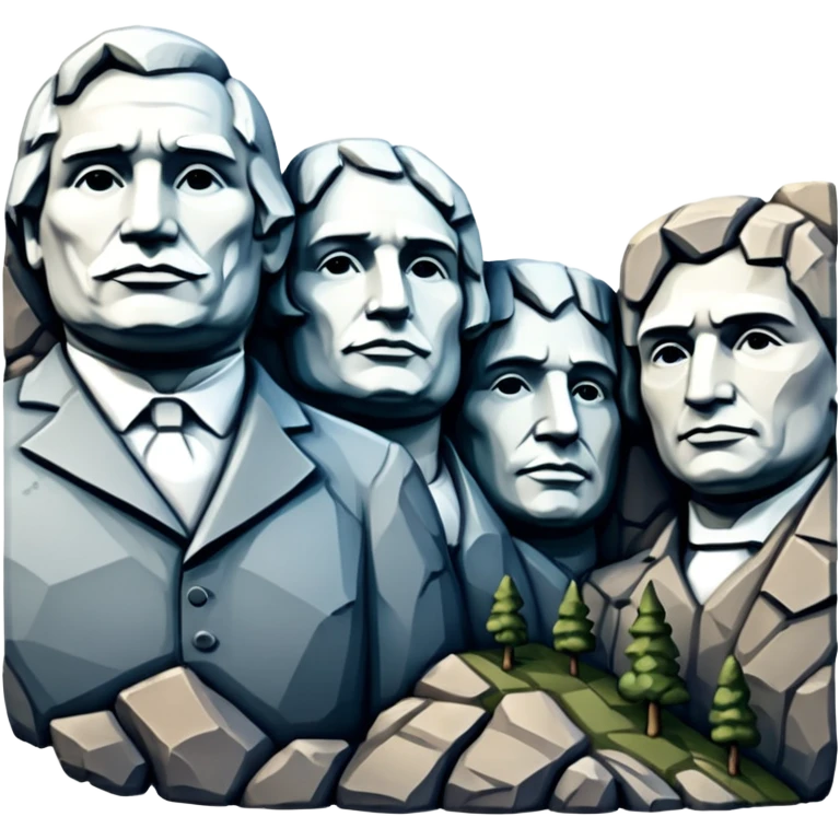 Mount Rushmore emoji