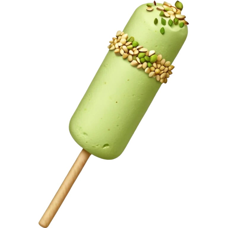 all green kulfi on a stick emoji