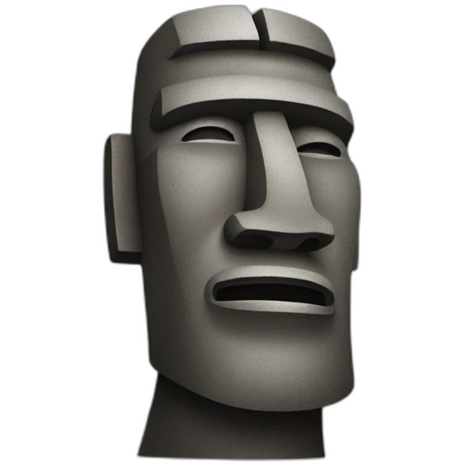 Moai emoji