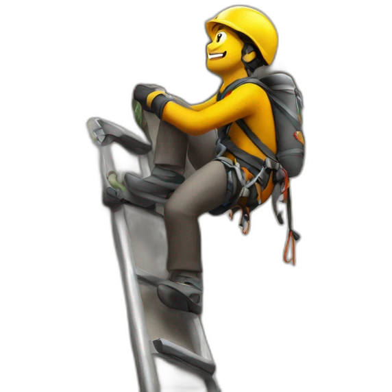 Climb up emoji
