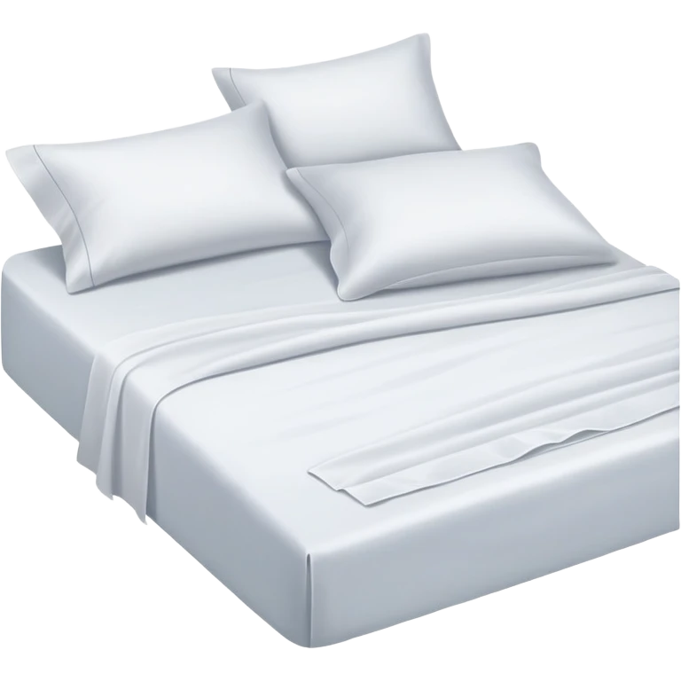 Bed sheets and pillows emoji