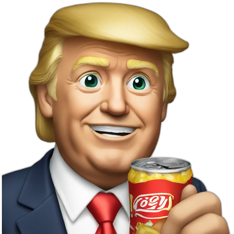 Trump avec du coca emoji