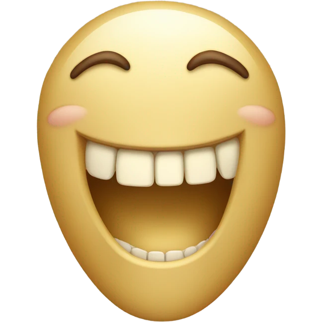 smiling with gold tooth emoji
