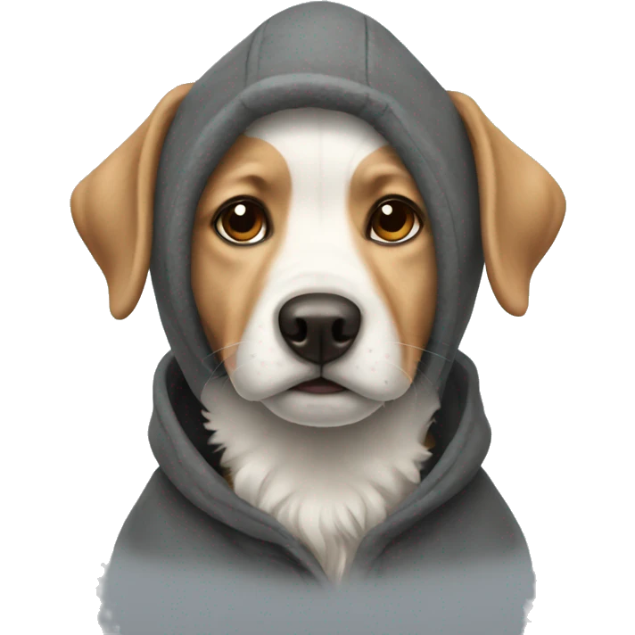 Dog winter emoji
