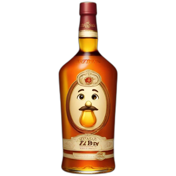 bottle of 6 years Kizlyar brandy emoji