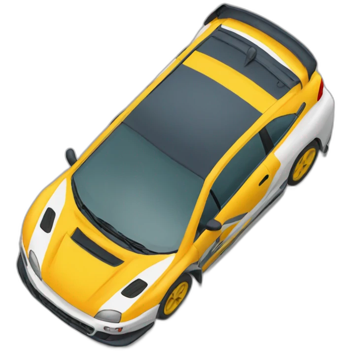 Voiture de rallye emoji