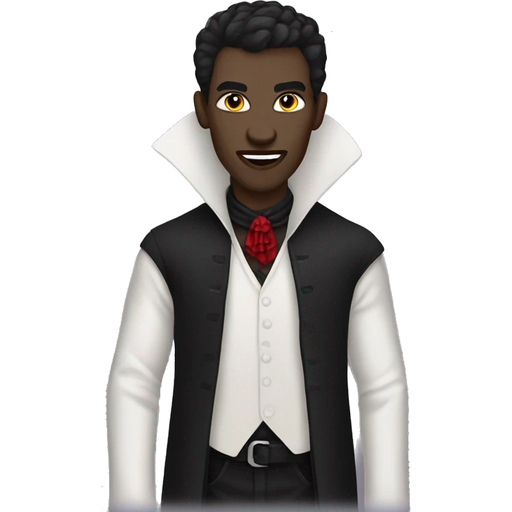 vampire in designer clothes emoji