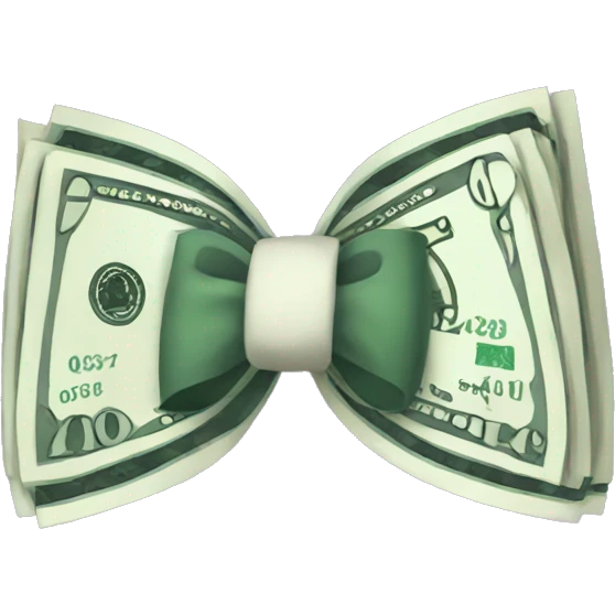 cash bow  emoji