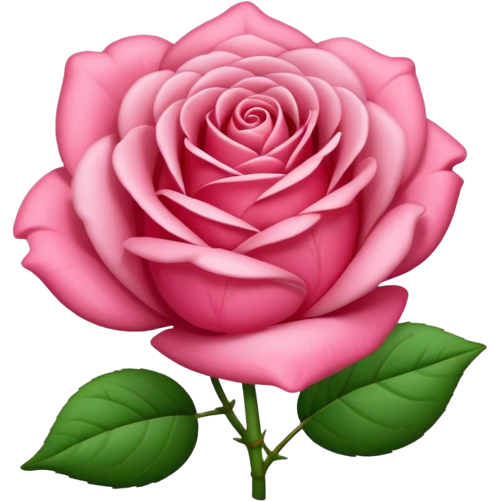 Eine Pfingstrose in rosa emoji