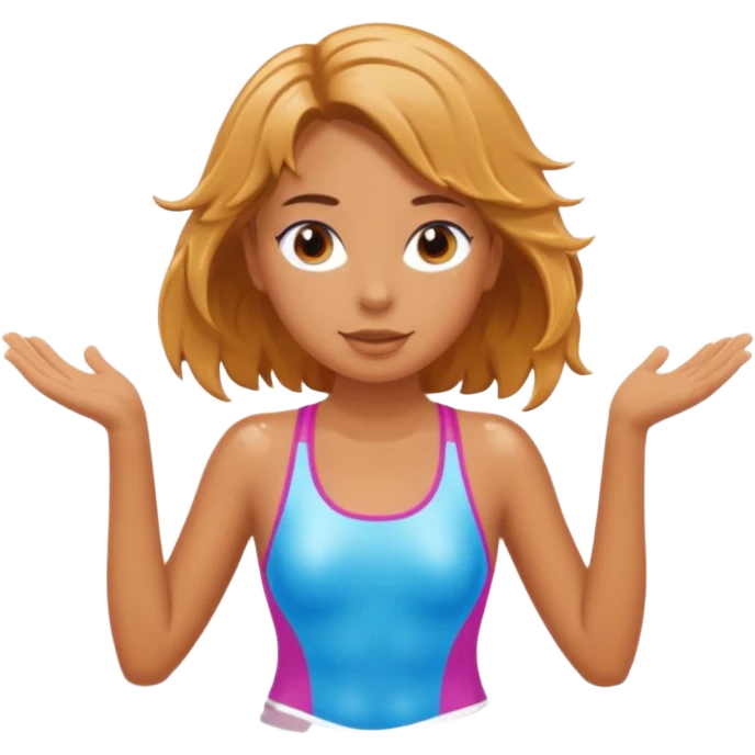 swim girl emoji