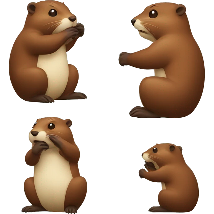 beaver emoji