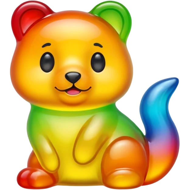 gummy animal candies emoji