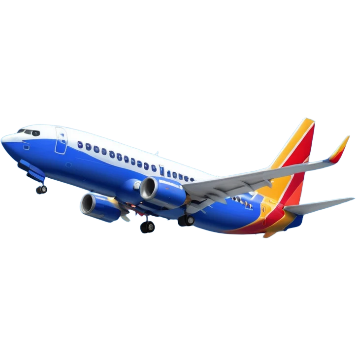 Southwest Airlines Boeing 737-800 (newer Heart One livery) emoji