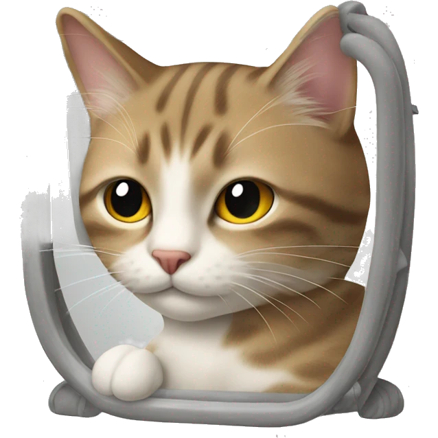 The cat in the cule emoji