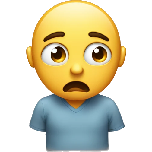 emoij with anxiety emoji