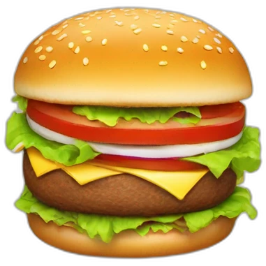 chat avec burger sur la tête emoji