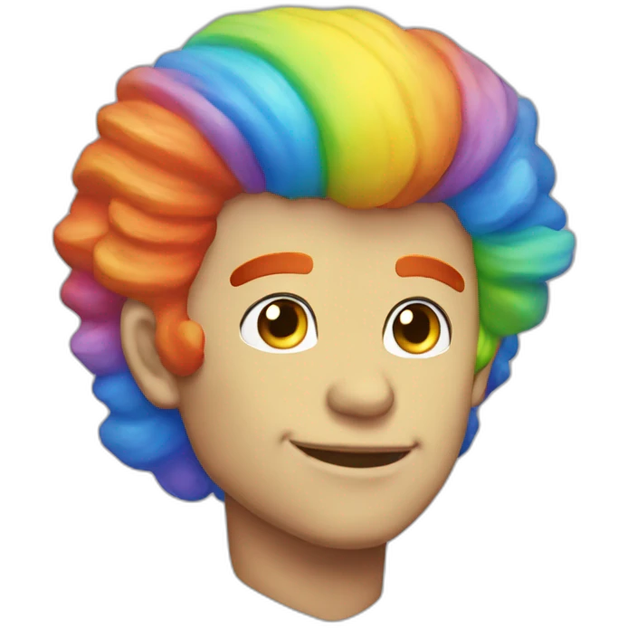 male moonglow rainbow brite emoji
