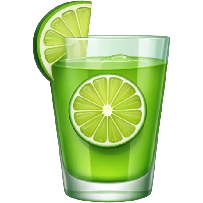 take the lime off the edge of the cup emoji