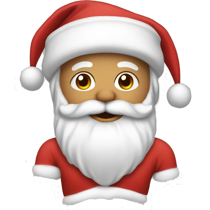 santa with bow  emoji