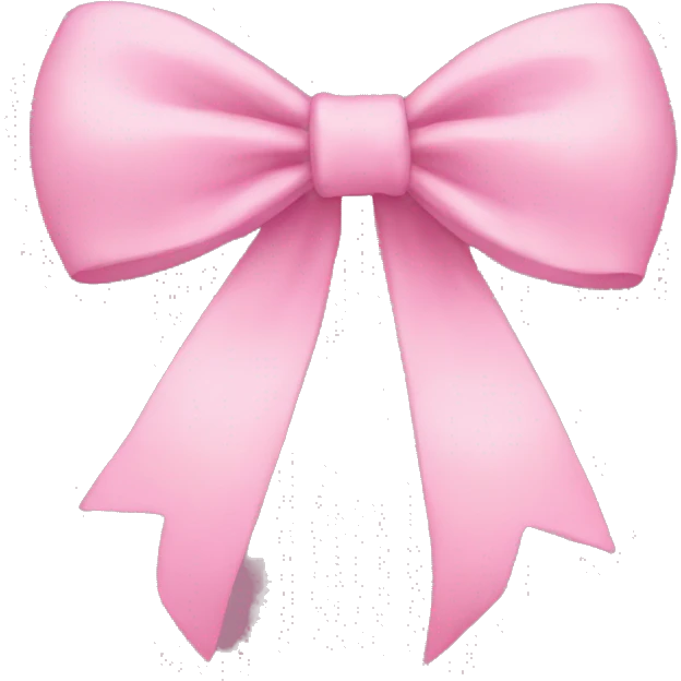 Aesthetic bow emoji