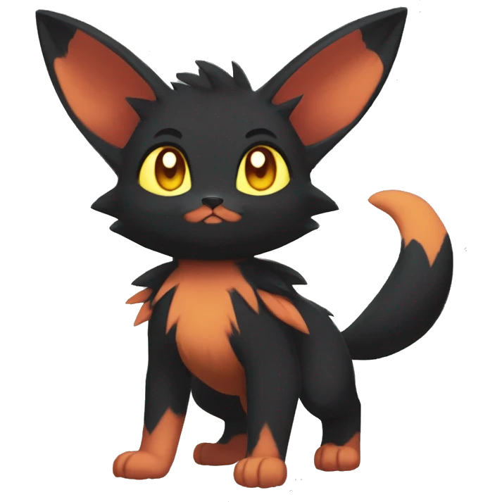 Umbreon-Litten-Torracat-Rocruff-fusion-hybrid full body emoji