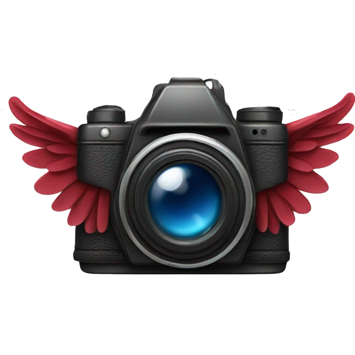 Camera with Wings  emoji