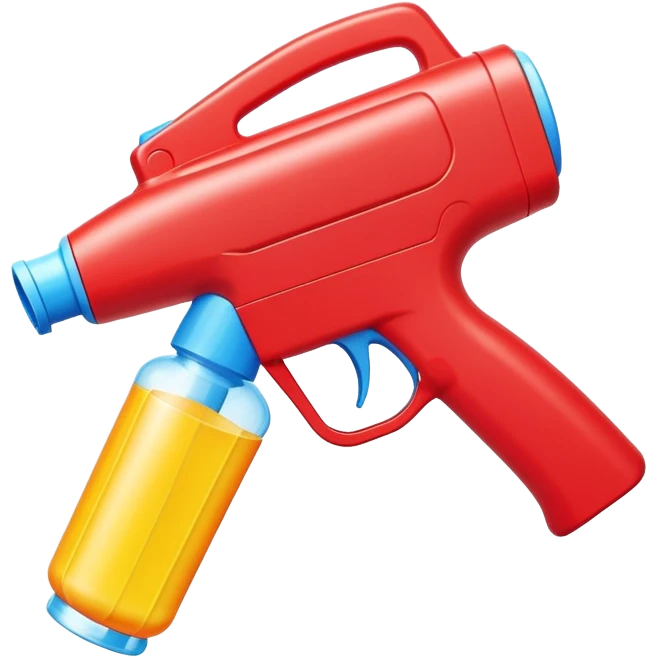 red water gun emoji