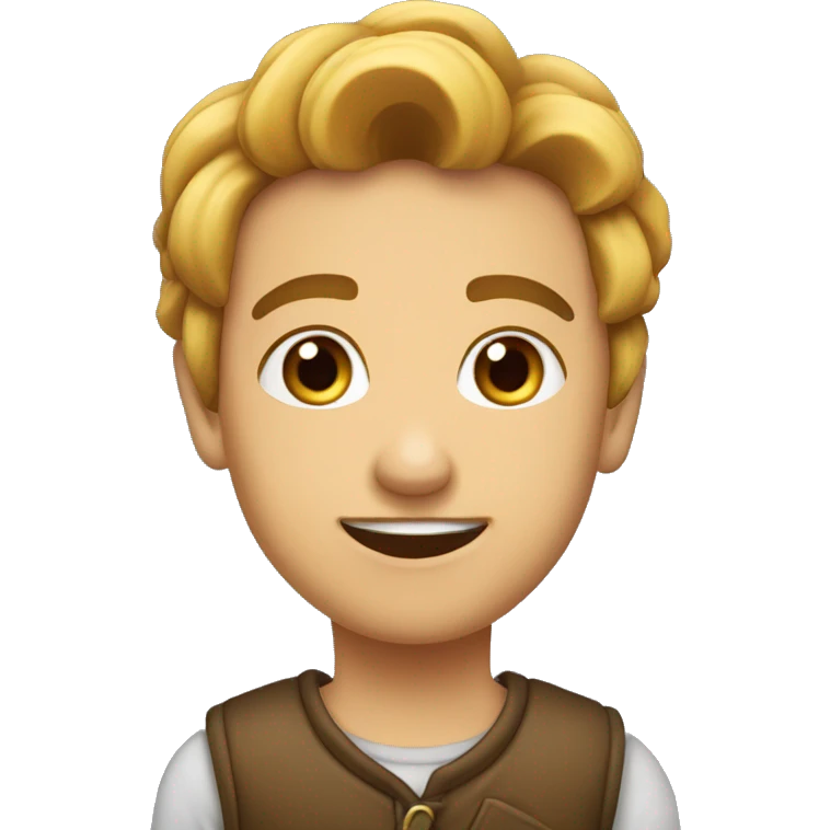Рыжая собака emoji