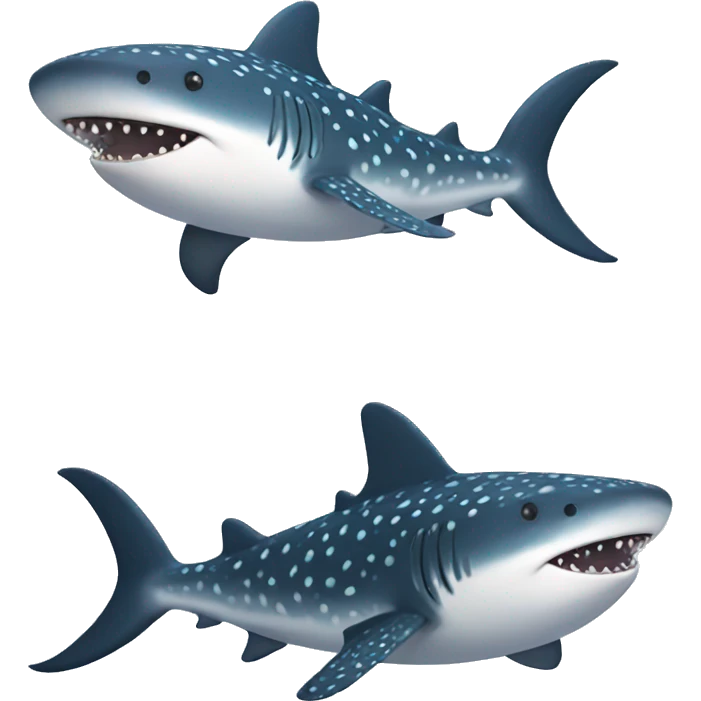 cute whale shark emoji