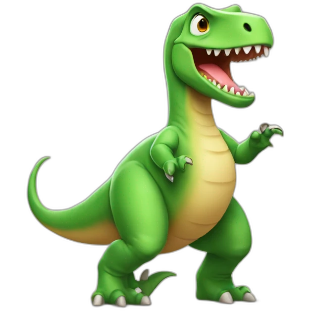 Un dinosaure qui twerk emoji