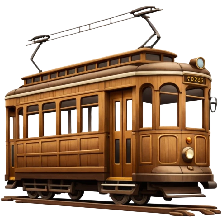 Brown Streetcar emoji