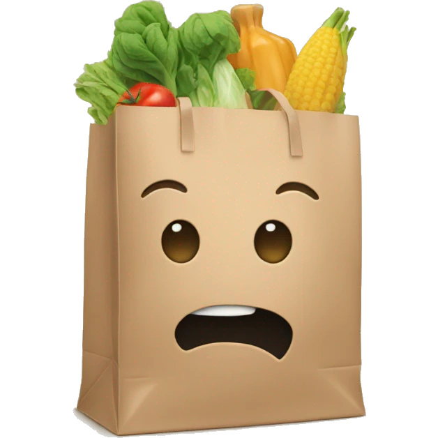 Grocery bag emoji