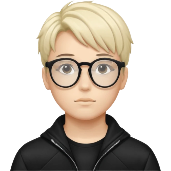 anime boy balenciaga glasses emoji