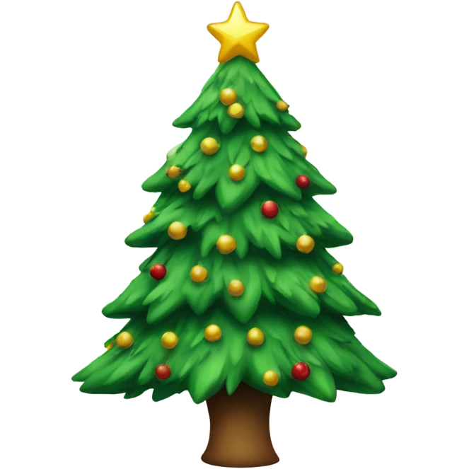 Christmas tree emoji
