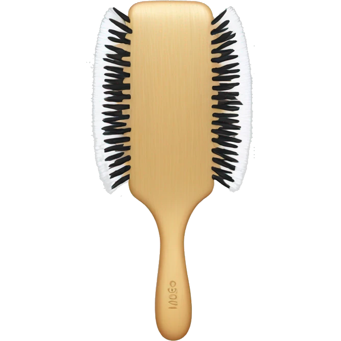 white hairbrush emoji