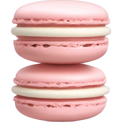 pale pink macaron emoji
