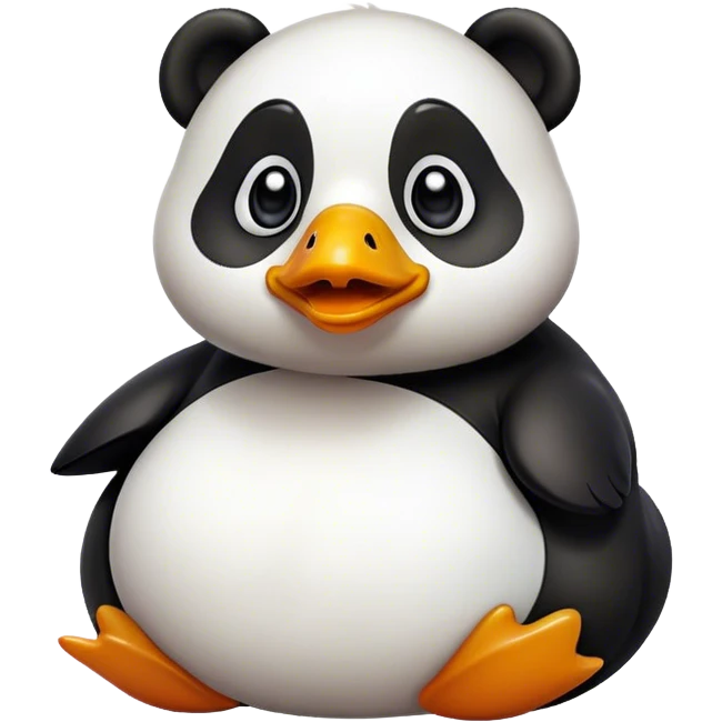 Panda duck emoji