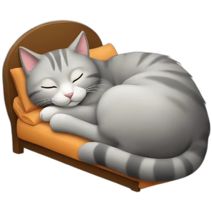sleeping cat emoji