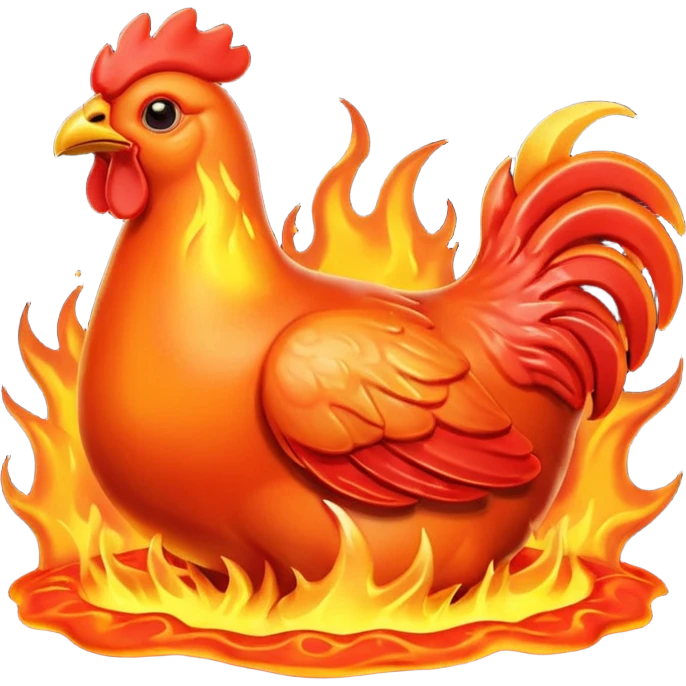 Lava cicken emoji