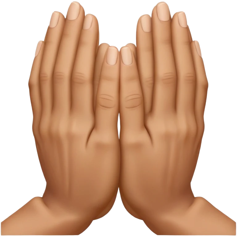 hands folded in prayer position emoji