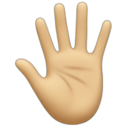 moving waving hand with wedding ring emoji
